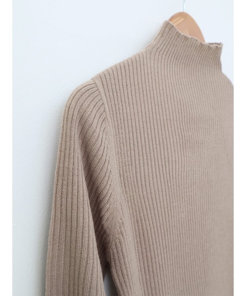 HEILIS(ヘイリス)の「《sayo select》リブハイネックニット / リブトップス リブニット ハイネック(ニット/セーター・レディース・ブラック/ベージュ/アイボリー・FREE)」の15枚目の写真