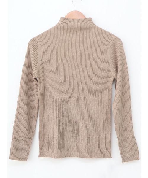 HEILIS(ヘイリス)の「《sayo select》リブハイネックニット / リブトップス リブニット ハイネック(ニット/セーター・レディース・ブラック/ベージュ/アイボリー・FREE)」の18枚目の写真