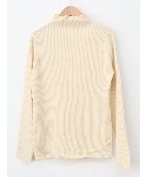 HEILIS(ヘイリス)の「《sayo select》リブハイネックニット / リブトップス リブニット ハイネック(ニット/セーター・レディース・ブラック/ベージュ/アイボリー・FREE)」の19枚目の写真