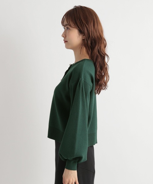 Andemiu（アンデミュウ）の「【WEB限定】パールカーディガン176417（カーディガン/ボレロ・レディース・ブラック/ブラウン/ボルドー/ブルー/グリーン/アイボリー・FREE）」の14枚目の写真