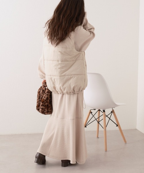 CIAOPANIC TYPY（チャオパニックティピー）の「中綿ベスト（ダウンベスト・レディース・ブラック/グレー系その他・SMALL）」の17枚目の写真