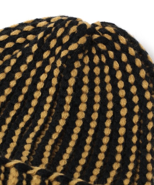 ALAND（エーランド）の「【UNISEX】3.3Field Trip／ステッチニットビーニー　2182134（ニットキャップ/ビーニー・レディース・ブラウン/グリーン・FREE）」の8枚目の写真