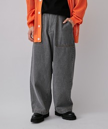 Lui's | 【Neucon / ニューコン】23SS デニムバギーパンツ (セットアップ対応）(デニムパンツ)