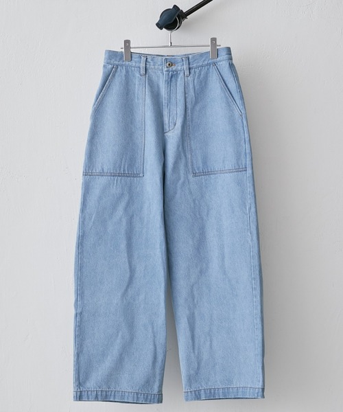 Lui's（ルイス）の「【Neucon / ニューコン】23SS デニムバギーパンツ (セットアップ対応）（デニムパンツ・メンズ・グレー/サックスブルー・1/2）」の22枚目の写真