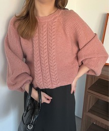 ケーブルニットプルオーバー【ZOZOTOWN限定アイテム】