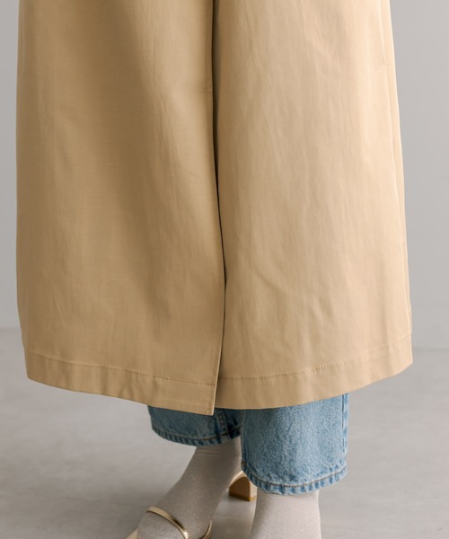 mystic(ミスティック)の「【2サイズ展開】スタンドカラートレンチコート(トレンチコート・レディース・キャメル/ベージュ/ネイビー・1/2)」の22枚目の写真