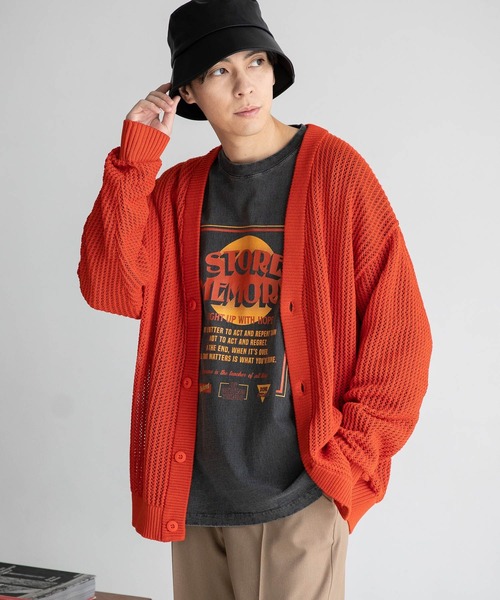 LAKOLE（ラコレ）の「MVSメッシュ編みカーディガン / 178699