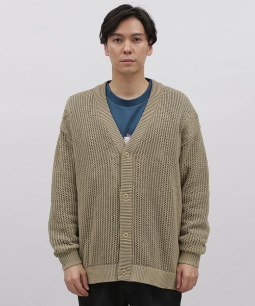 LAKOLE（ラコレ）の「MVSメッシュ編みカーディガン / 178699
