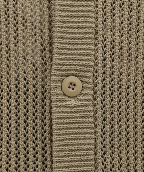 LAKOLE（ラコレ）の「MVSメッシュ編みカーディガン / 178699