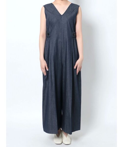 ELENDEEK（エレンディーク）の「2WAYウエストコンビネゾン（つなぎ/オールインワン・レディース・インディゴブルー/ブラック/オフホワイト・01/02）」の19枚目の写真