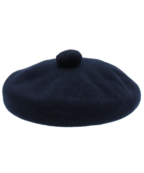 BEAMS BOY（ビームスボーイ）の「BEAMS BOY / ポンポン ベレー （ハンチング/ベレー帽・レディース・ホワイト/グレー/ワイン/ネイビー・ONE SIZE）」の6枚目の写真