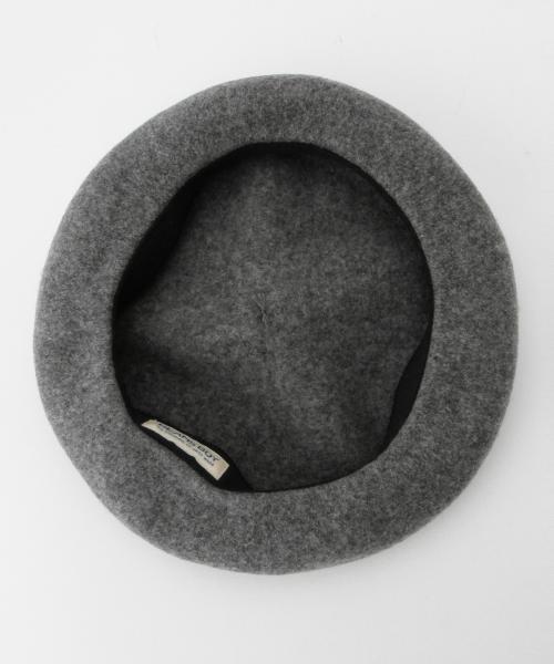 BEAMS BOY（ビームスボーイ）の「BEAMS BOY / ポンポン ベレー （ハンチング/ベレー帽・レディース・ホワイト/グレー/ワイン/ネイビー・ONE SIZE）」の22枚目の写真