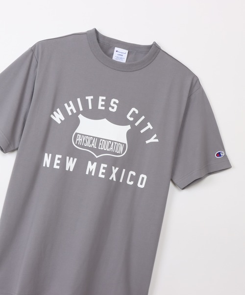 Champion(チャンピオン)の「【Champion/チャンピオン】メンズ ベーシック ショートスリーブTシャツ(Tシャツ/カットソー・メンズ・グレー/ホワイト×ネイビー/ネイビー/ダークグレー/バーガンディー/ブラック/グリーン系その他3/オレンジ系その他2・LARGE/X-LARGE/MEDIUM)」の19枚目の写真