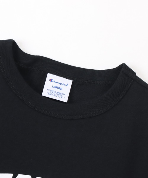 Champion(チャンピオン)の「【Champion/チャンピオン】メンズ ベーシック ショートスリーブTシャツ(Tシャツ/カットソー・メンズ・グレー/ホワイト×ネイビー/ネイビー/ダークグレー/バーガンディー/ブラック/グリーン系その他3/オレンジ系その他2・LARGE/X-LARGE/MEDIUM)」の14枚目の写真