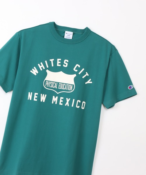 Champion(チャンピオン)の「【Champion/チャンピオン】メンズ ベーシック ショートスリーブTシャツ(Tシャツ/カットソー・メンズ・グレー/ホワイト×ネイビー/ネイビー/ダークグレー/バーガンディー/ブラック/グリーン系その他3/オレンジ系その他2・LARGE/X-LARGE/MEDIUM)」の22枚目の写真