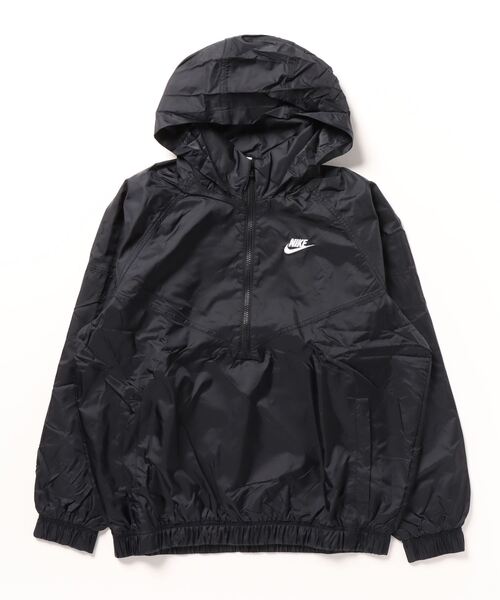 カレーパンマン　Nike ナイロンジャケット ブラック/ホワイ　アノラック NIKE（ナイキ）の「NIKE/AS M NK WR ANORAK JKT/DQ4911（マウンテン