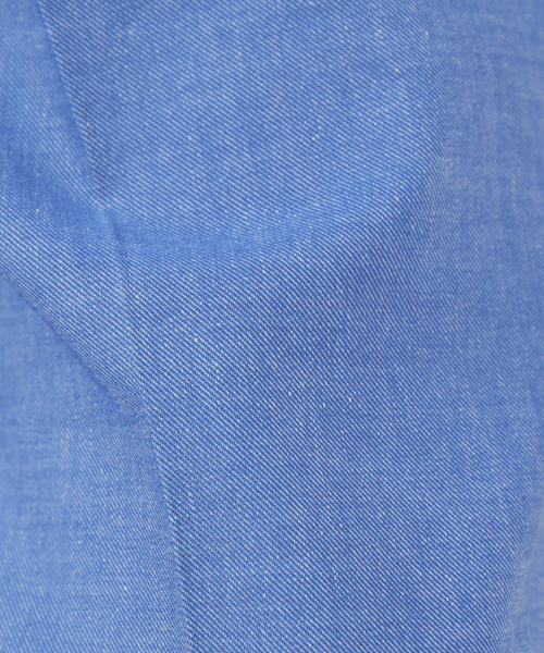 qualite(カリテ)の「《セットアップ対応》デニムライクハイウエストテーパードパンツ(スラックス・レディース・ブルー・36/38/40/34)」の6枚目の写真