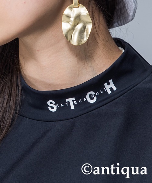 STCH オーバーサイズロゴ入りトップス
