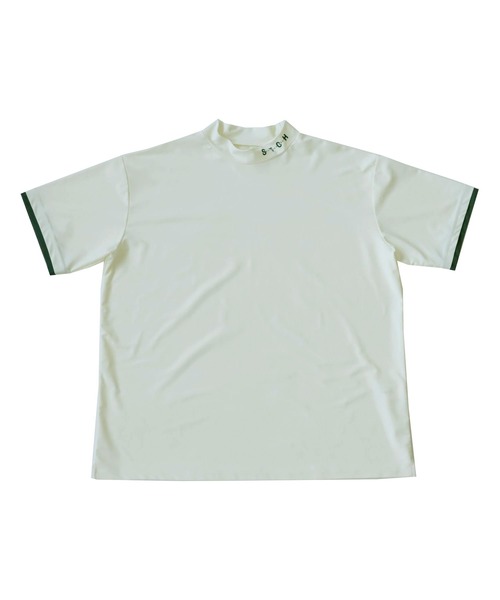 ANTIQUA GOLF STCH オーバーサイズロゴ入りトップス STCH】オーバーサイズロゴ入りトップス（Tシャツ/カットソー