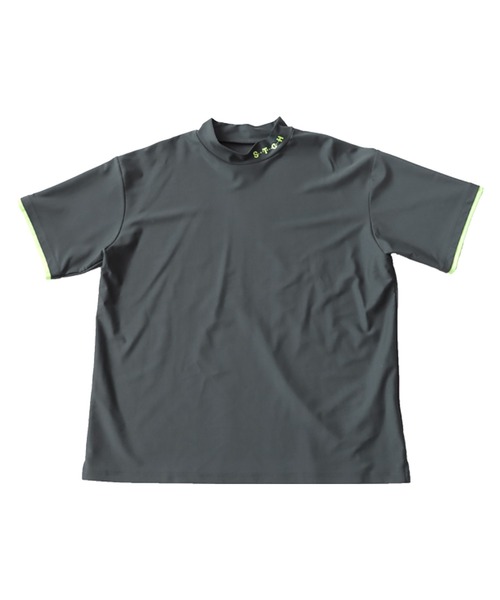 ANTIQUA GOLF STCH オーバーサイズロゴ入りトップス STCH】オーバーサイズロゴ入りトップス（Tシャツ/カットソー