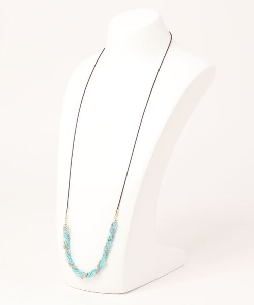 チチカカ（チチカカ）の「ツイストビーズネックレス（ネックレス・レディース・ナチュラル/グリーン/ブルー・FREE）」の14枚目の写真