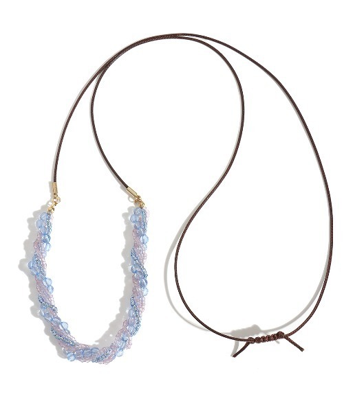 チチカカ（チチカカ）の「ツイストビーズネックレス（ネックレス・レディース・ナチュラル/グリーン/ブルー・FREE）」の7枚目の写真