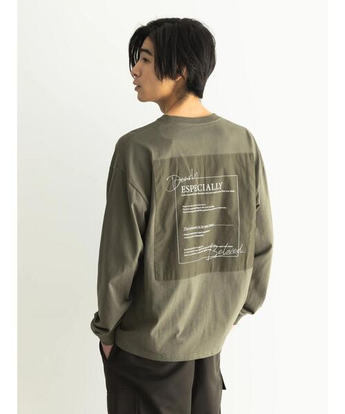 CRAFT STANDARD BOUTIQUE(クラフトスタンダードブティック)の「BOUTIQUE L/S TEE-D(Tシャツ/カットソー・レディース・オフホワイト/ブラック/カーキ・M/XL/L)」の8枚目の写真