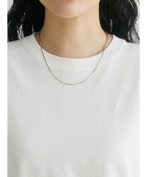 CRAFT STANDARD BOUTIQUE(クラフトスタンダードブティック)の「BOUTIQUE L/S TEE-D(Tシャツ/カットソー・レディース・オフホワイト/ブラック/カーキ・M/XL/L)」の12枚目の写真