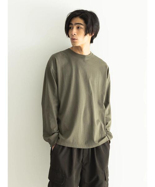 CRAFT STANDARD BOUTIQUE(クラフトスタンダードブティック)の「BOUTIQUE L/S TEE-D(Tシャツ/カットソー・レディース・オフホワイト/ブラック/カーキ・M/XL/L)」の22枚目の写真