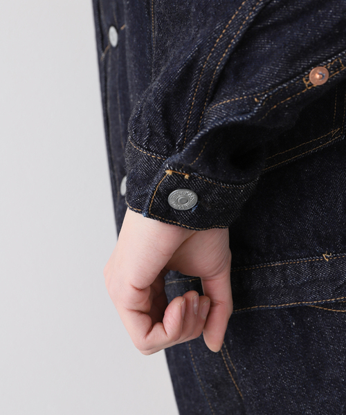 Kaptain Sunshine(キャプテン サンシャイン)の「【KAPTAIN SUNSHINE/ キャプテンサンシャイン】No Collar Denim Jacket(デニムジャケット・メンズ・ネイビー・40/38)」の10枚目の写真
