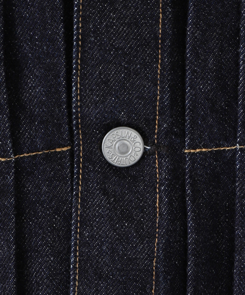 Kaptain Sunshine(キャプテン サンシャイン)の「【KAPTAIN SUNSHINE/ キャプテンサンシャイン】No Collar Denim Jacket(デニムジャケット・メンズ・ネイビー・40/38)」の12枚目の写真