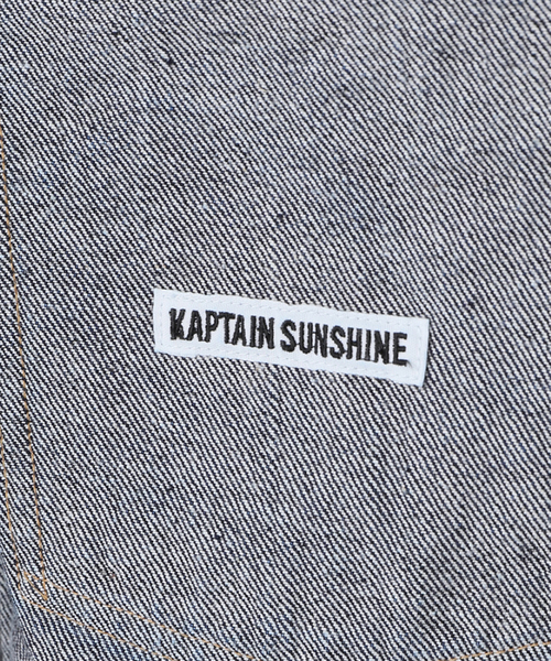 Kaptain Sunshine(キャプテン サンシャイン)の「【KAPTAIN SUNSHINE/ キャプテンサンシャイン】No Collar Denim Jacket(デニムジャケット・メンズ・ネイビー・40/38)」の17枚目の写真