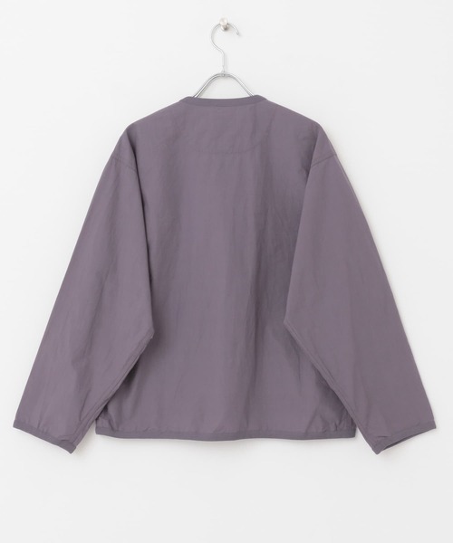 DANTON(ダントン)の「DANTON SHIRTS CARDIGAN(ノーカラージャケット・レディース・ベージュ/パープル/ライトグレー・38)」の19枚目の写真