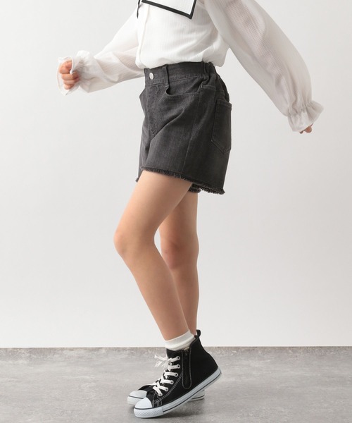 GLOBAL WORK（グローバルワーク）の「アソートスソフリンジショーツ/162609（その他パンツ・キッズ・ライトパープル/オフホワイト/ブラック/ブルー系その他2/ブルー系その他5/ライトグリーン・100cm/110cm/120cm/130cm/140cm/150cm/160cm）」の3枚目の写真