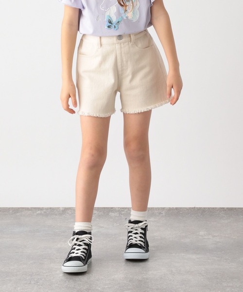 GLOBAL WORK（グローバルワーク）の「アソートスソフリンジショーツ/162609（その他パンツ・キッズ・ライトパープル/オフホワイト/ブラック/ブルー系その他2/ブルー系その他5/ライトグリーン・100cm/110cm/120cm/130cm/140cm/150cm/160cm）」の14枚目の写真