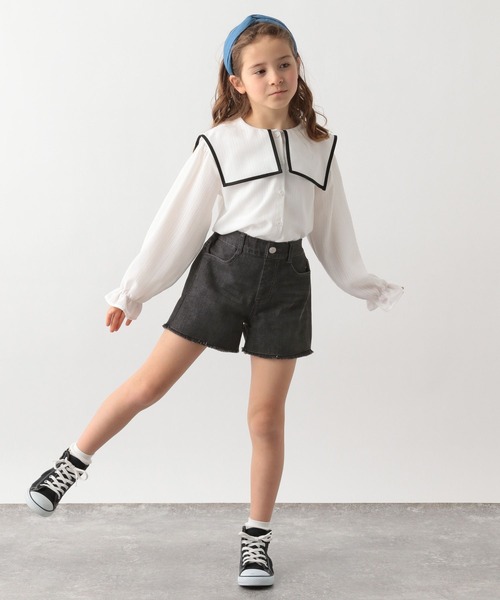 GLOBAL WORK（グローバルワーク）の「アソートスソフリンジショーツ/162609（その他パンツ・キッズ・ライトパープル/オフホワイト/ブラック/ブルー系その他2/ブルー系その他5/ライトグリーン・100cm/110cm/120cm/130cm/140cm/150cm/160cm）」の19枚目の写真