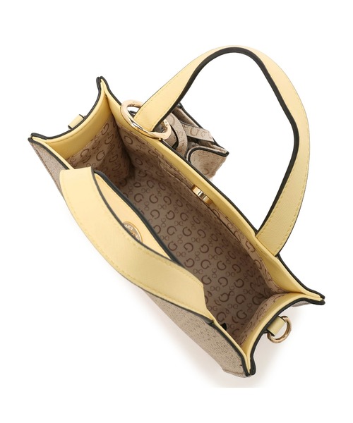 Guess（ゲス）の「GELBER Mini Tote（トートバッグ・レディース・ホワイト/ベージュ/ブラウン・ONE SIZE）」の9枚目の写真