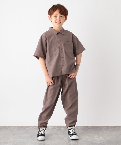 GLOBAL WORK（グローバルワーク）の「エアかるシャツ/168655（シャツ/ブラウス・キッズ・ベージュ系その他3/ブラック・120cm/140cm/160cm/110cm/130cm/150cm/100cm）」の13枚目の写真