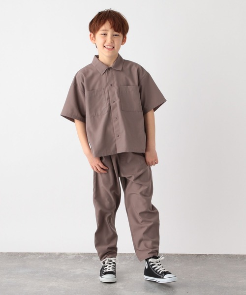 GLOBAL WORK（グローバルワーク）の「エアかるシャツ/168655（シャツ/ブラウス・キッズ・ベージュ系その他3/ブラック・120cm/140cm/160cm/110cm/130cm/150cm/100cm）」の17枚目の写真