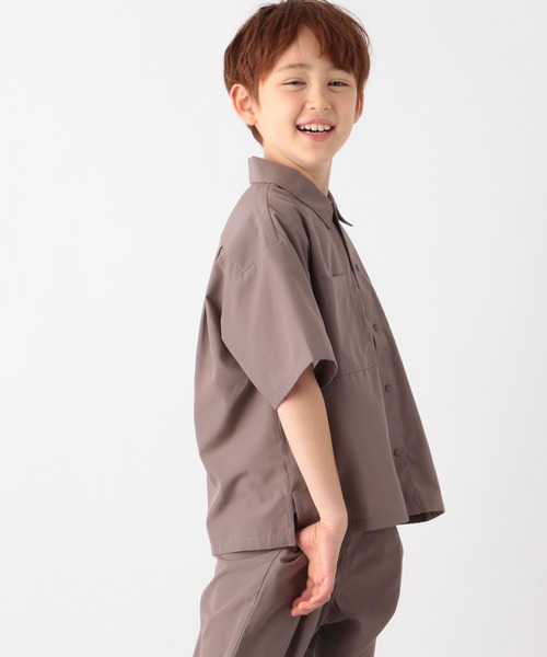 GLOBAL WORK（グローバルワーク）の「エアかるシャツ/168655（シャツ/ブラウス・キッズ・ベージュ系その他3/ブラック・120cm/140cm/160cm/110cm/130cm/150cm/100cm）」の15枚目の写真