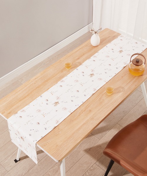 SPOT ORDER テーブルリネン ナチュラルリネン テーブルランナー ブルー | Jubilee オフィシャル