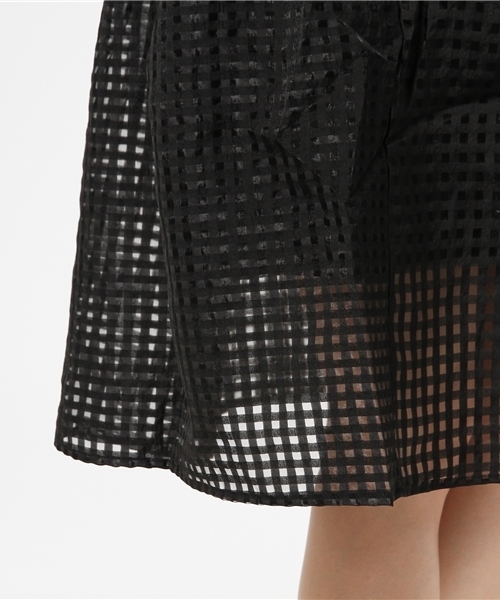 WEGO（ウィゴー）の「WEGO/オーガンジーミディスカート　（スカート・レディース・ホワイト/ブラック・FREE）」の8枚目の写真