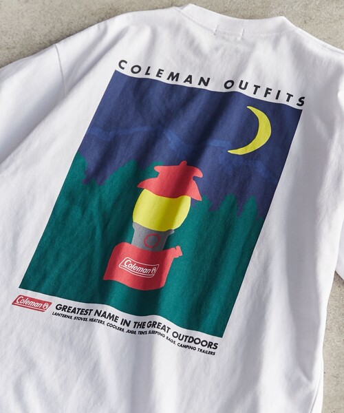COLEMAN（コールマン）の「Coleman（コールマン）別注キャンプモチーフプリントTシャツ（Tシャツ/カットソー・メンズ・その他1/その他2/ホワイト/グレー/ベージュ/ダークグレー/その他3・XL/M/S/L）」の7枚目の写真