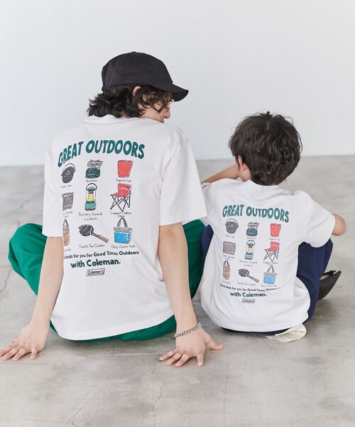 COLEMAN（コールマン）の「Coleman（コールマン）別注キャンプモチーフプリントTシャツ（Tシャツ/カットソー・メンズ・その他1/その他2/ホワイト/グレー/ベージュ/ダークグレー/その他3・XL/M/S/L）」の10枚目の写真