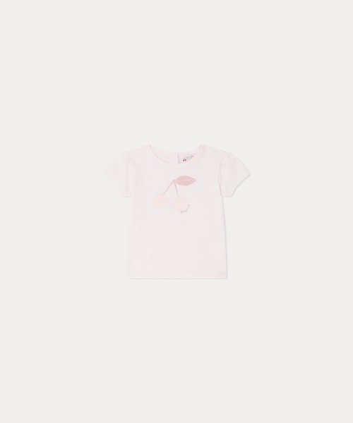 Bonpoint(ボンポワン)の「チェリー ベビーTシャツ(Tシャツ/カットソー・キッズ・ピンク系その他・75/80)」の1枚目の写真