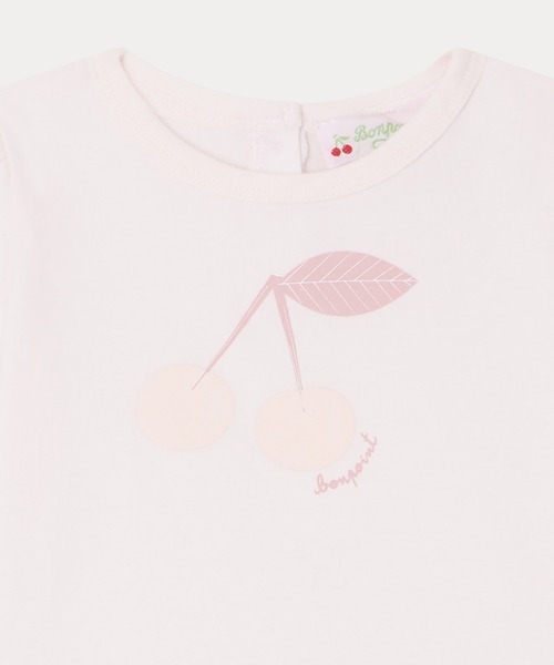 Bonpoint(ボンポワン)の「チェリー ベビーTシャツ(Tシャツ/カットソー・キッズ・ピンク系その他・75/80)」の3枚目の写真