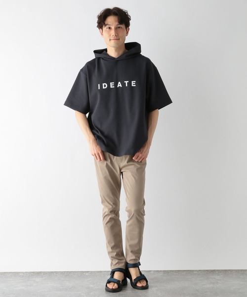 GLOBAL WORK(グローバルワーク)の「ライトクッションCOOLパーカーロゴ/半袖/163655(パーカー・メンズ・チャコールグレー/ダークブルー/ホワイト系その他2・X-LARGE/SMALL/MEDIUM/LARGE)」の12枚目の写真