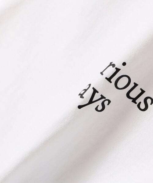 SHIPS（シップス）の「* オーガニックコットン アンティーク調 線画 TEE◆（Tシャツ/カットソー・レディース・ホワイト/チャコールグレー/ダークグレー/ライトピンク/ライトホワイト/ピンク・ONE SIZE）」の11枚目の写真