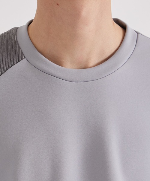 UNITED TOKYO（ユナイテッドトウキョウ）の「RIPPLEブロッキングカットソー（Tシャツ/カットソー・メンズ・ブルー/ブラック/グレー/ダークグレー・1/2/3）」の10枚目の写真