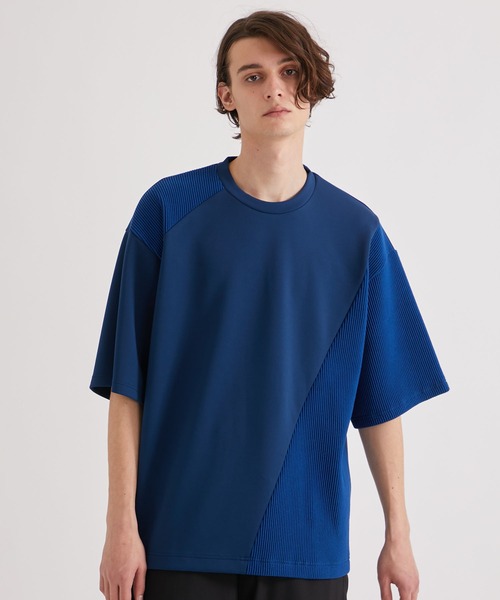 UNITED TOKYO（ユナイテッドトウキョウ）の「RIPPLEブロッキングカットソー（Tシャツ/カットソー・メンズ・ブルー/ブラック/グレー/ダークグレー・1/2/3）」の17枚目の写真